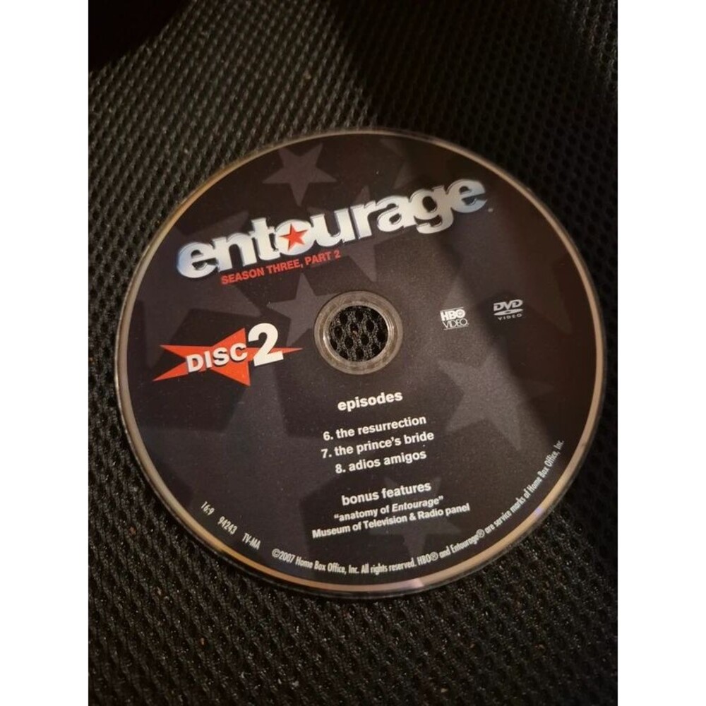 Entourage Season 3 Part 2 Disc 2 DVD Disc Only